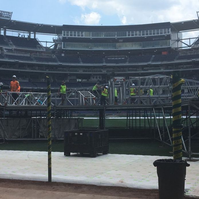 James Taylor Nats Park Set Up