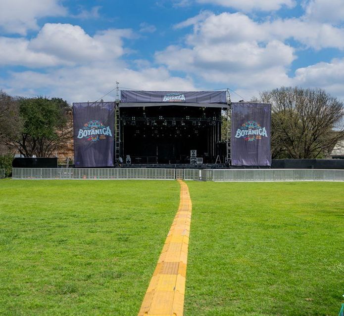 Green Field and Large Concert Rig